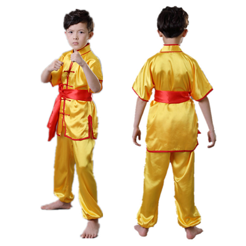 adult children's kung fu performance costume tai chi martial arts training costume men's and women's performance kung fu costume