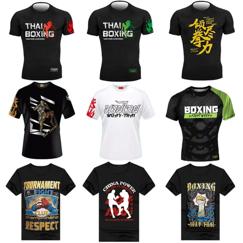 Боксерские шорты, штаны подходит для мужчин и женщин для детей и взрослых, футболка с коротким рукавом для тренировок для спортзала