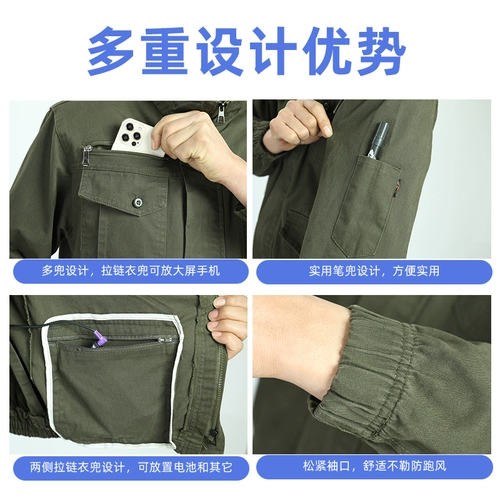 Летний охлаждающий хлопковый вентилятор для работы, защита от ожогов