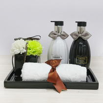 Toilet fittings sample bathroom decoration bathroom toilet tile decoration aromatherapy bathroom tray suite