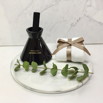 Customized sample room toilet bathroom toilet decoration decoration perfume tray towel toilet creative soft