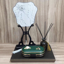 New Chinese style room cloakroom jewelry dresser dresser piece fan prop creative soft pallet combination