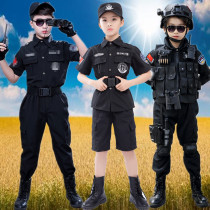 Childrens police uniforms boys special police uniforms police uniforms special forces summer camp student performance uniforms