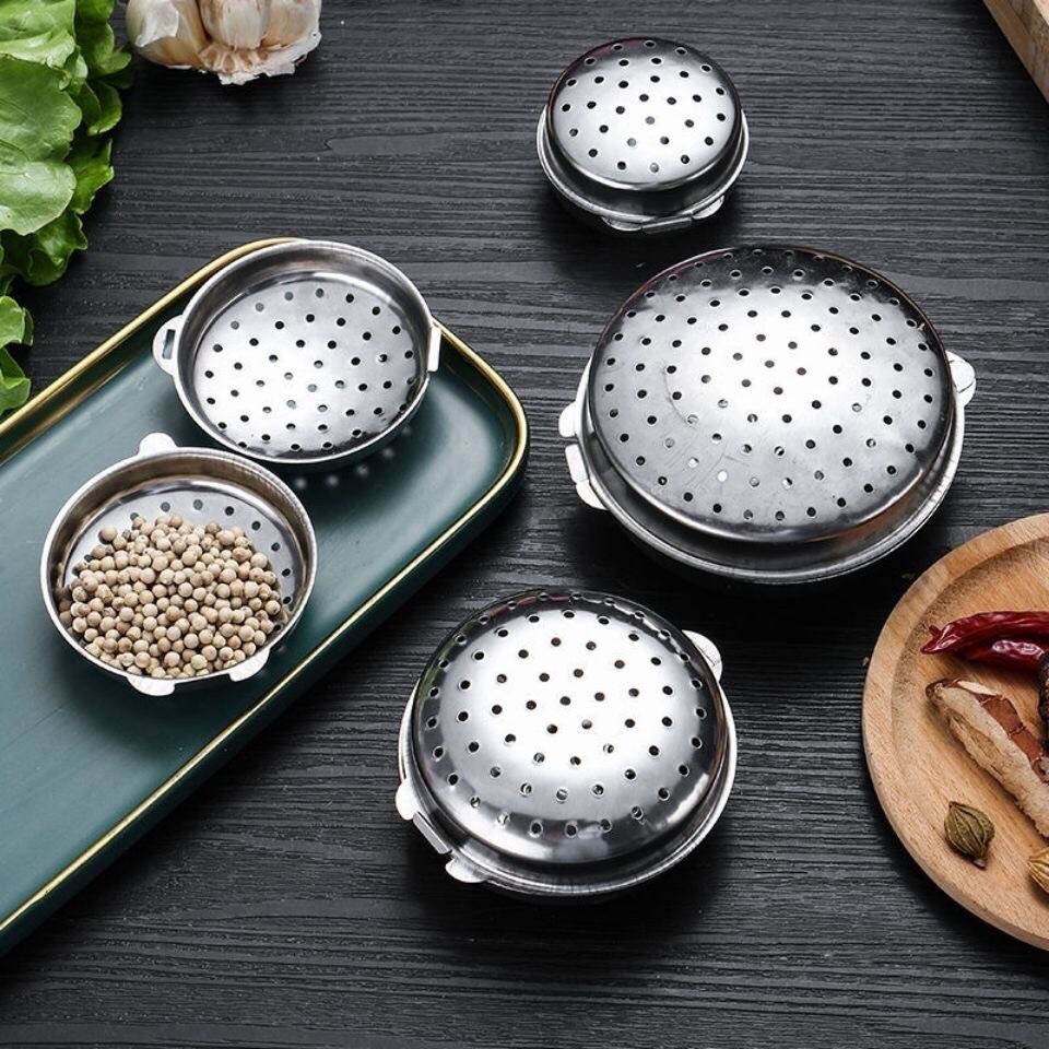 304 Stainless Steel Seasoning Box, Spice Ball, Tea Bag, Marinade Ball, Stew Seasoning Pack, Seasoning Jar, Kitchen Seasoning Box