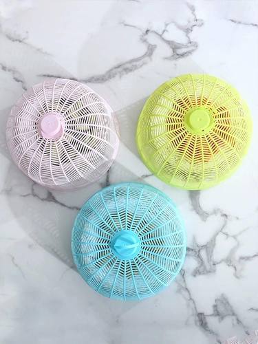 Шесть пищевых капюшков покрывают овощные складки, складывание дома остатки покрытия, мух, мух, еды, анти -москито -покрытие