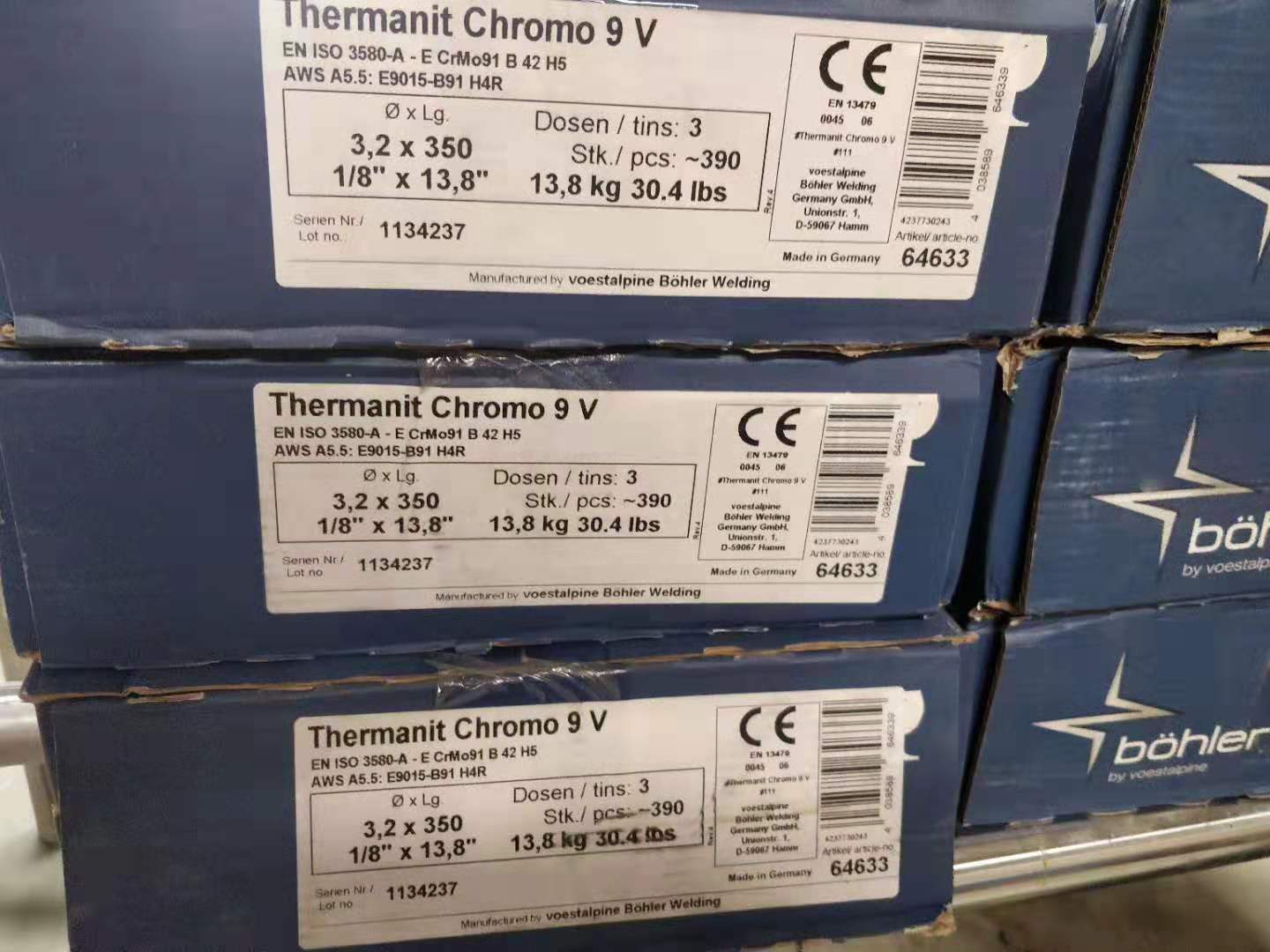 German Tyson P91 P92 P92 E9015 E9015 -B9 E9015 E9015 G heat-resistant steel welding rod