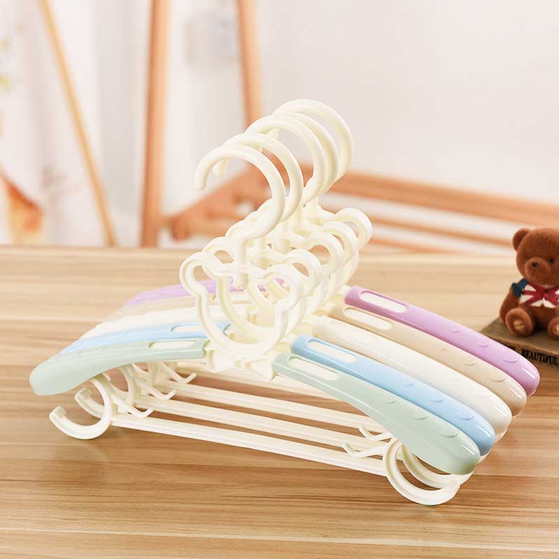 Children clothes hanger small hanger zi hanging hanger baby baby clotheshorse clothes hanger children home small telescopic clothes hanger female