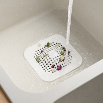 Bathroom hair silicone filter sewer floor drain sink pool anti-clogging bathroom hair filter with suction cup