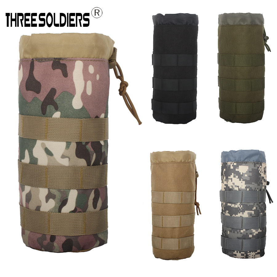 Mountaineering travel Molle water bottle bag water cup cover water bottle bag fishing multi-function waist bag external accessories sundries bag