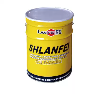 Shanghai Lanfei metal parts grease cleaning agent metal heavy oil cleaning agent 20L barrel