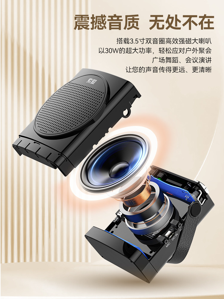 Sony Ericsson S668 Little Bee Amplifier Wireless Speaker Teacher's Lecture Special Tour Guide Microphone High-Power Speaker