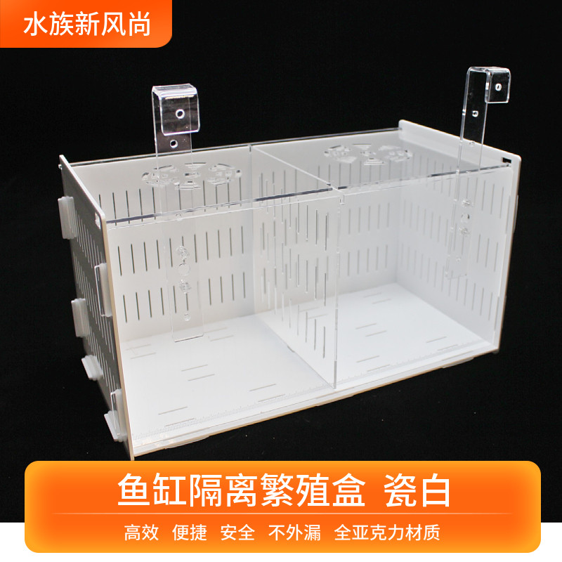 White acrylic fish tank isolation box: a dream new home for crystal shrimp, an exclusive isolation White acrylic fish tank isolation box: a dream new home for crystal shrimp, an exclusive isolation