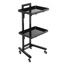 Japan-style Hairdressing Acrylic anti-stain cream cart Cut and hair Hair Folding Bar Car Hairdressshop dedicated Red Tool Cart