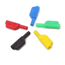 4mm safety high-voltage banana plug can be stacked with PA nickel-plated lantern pattern set to high-voltage 600v