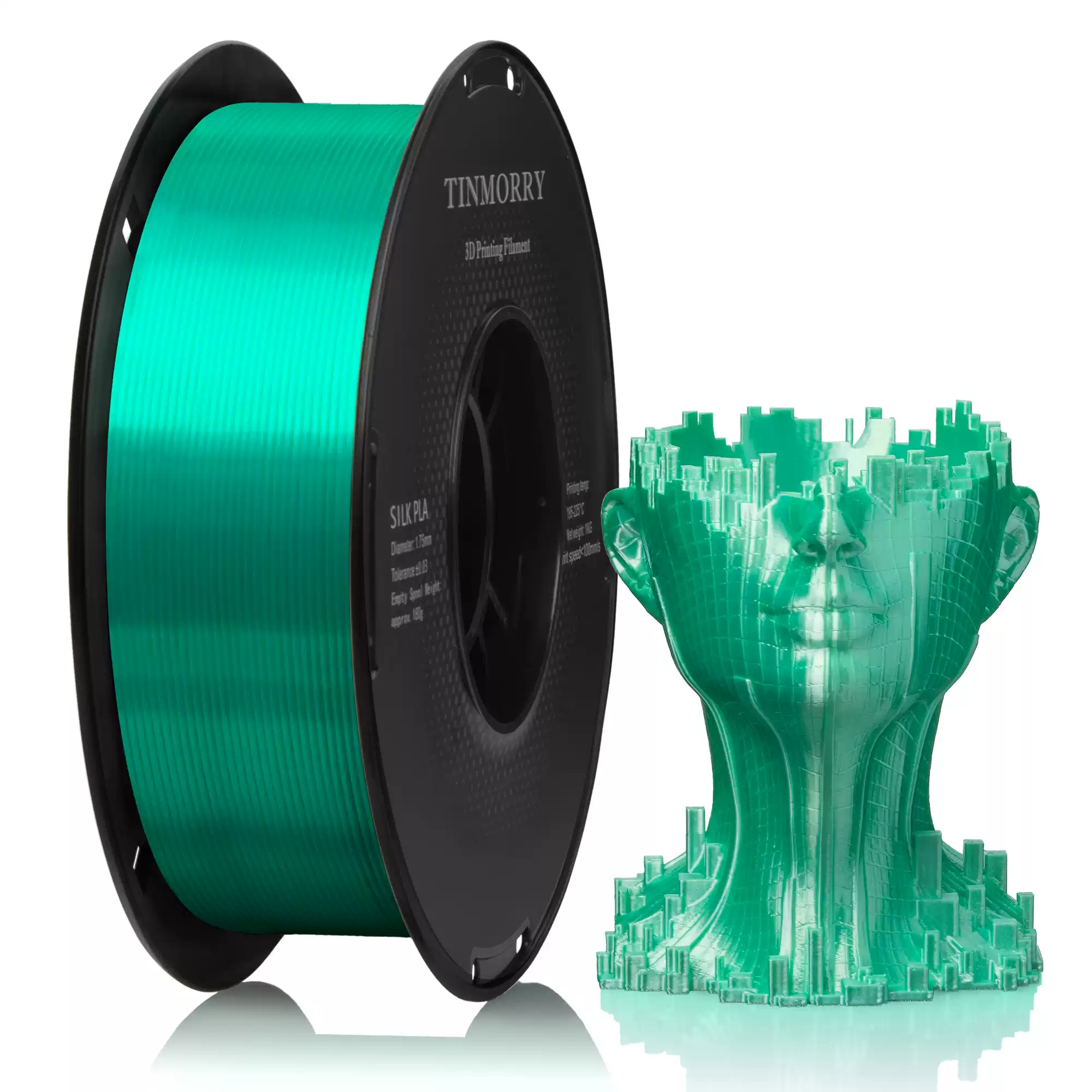 PLA 3D打印耗材Tinmorry天瑞双色丝绸渐变线材FDM打印机专用仿丝绸耗材