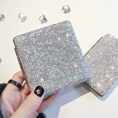 Креативный ультратонкий металлический портсигар, портативная маленькая зажигалка, комплект