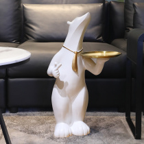 Polar bear large floor furnishings living room sofa side creative porch welcome home decoration housewarming new home gifts