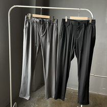Four-sided stretch great fabric silky and smooth mens commuting all-match quick-drying straight-leg casual trousers