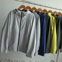 Heavy recommendation Japanese material Mens casual all-match outdoor functional laminated sports hooded jacket