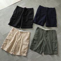 Day Ensemble Tooling Shorts Summer Men Washed High Gram Weight Kickers Pure Cotton Multipocket Sport 50% Shorts