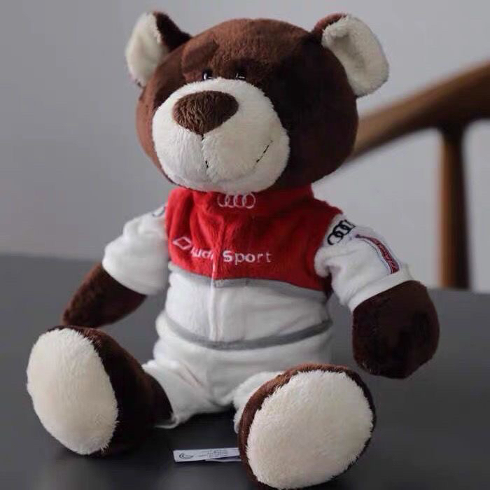 Audi Audi Bear Racing Bear New Teddy Bear Car Plush Toy 4S Store Creative Gift Audi Audi Bear Racing Bear New Teddy Bear Car Plush Toy 4S Store Creative Gift