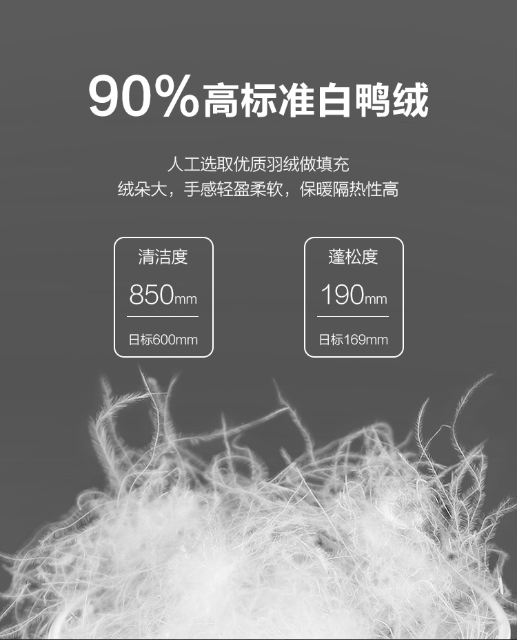 暇步士 儿童 90%白鸭绒羽绒服 图3