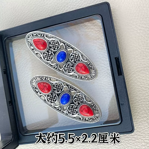 Этнический аксессуар для волос, оригинальная ретро бирюзовая заколка для волос, шпильки для волос, этнический стиль, популярно в интернете