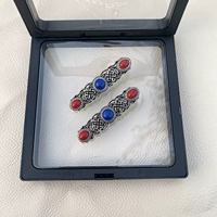 Ретро (пара красного сапфира и синего)