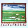 Set horse pole Mongolian felt painting Inner Mongolia characteristic crafts Yurt hanging painting Decorative painting Mongolian color painting