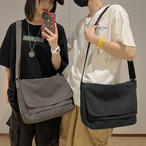 Вместительный и большой японский шоппер, ретро сумка на одно плечо для отдыха