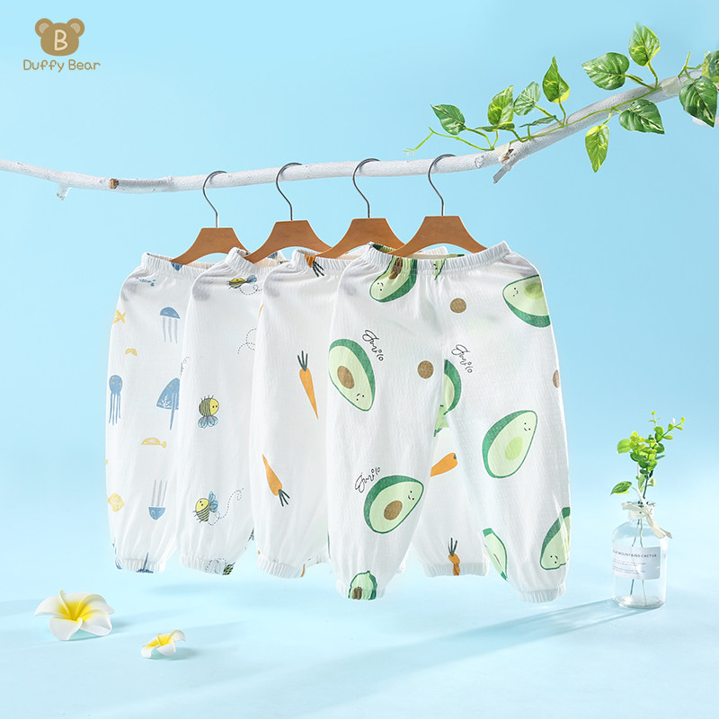 Goodbaby baby pants summer thin section boys and girls bloomers spring and autumn toddler trousers mesh summer children