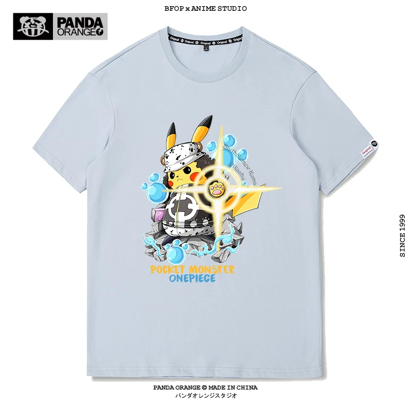 Свитер One Piece ко-брендированный Pokémon Animation Pikachu забавный креативный принт медведь шторм-царь одежда