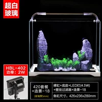 Супер белый цилиндр длиной 42 см+фильтр+свет+поддельный вид горы