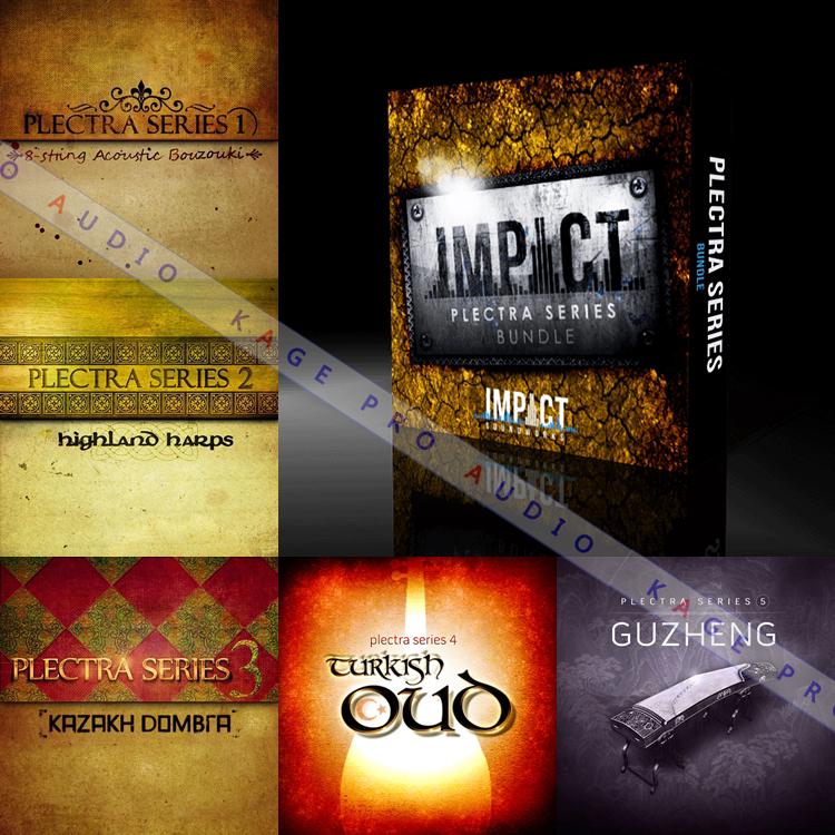 Plectra Seriesは、ブズキ、ドンブラ、ウード、リラ、古筝、そして民俗音楽の音源を収録した5セットのサウンドライブラリです。
