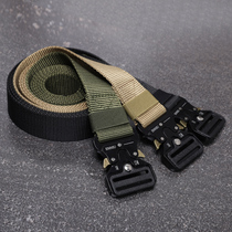 Cobra tactical belt Mens multi-functional military camouflage canvas outdoor belt Special work training nylon camouflage pants