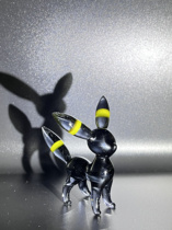 Dandan and dad shop handmade glass moon Eevee Pokémon series pure handmade custom ornaments magical