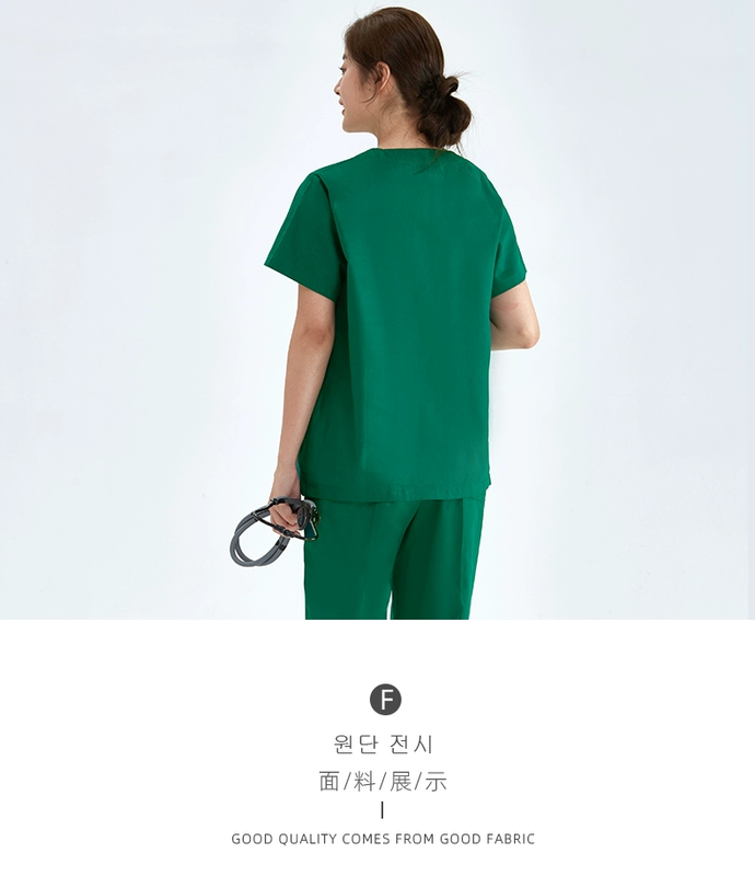 Áo choàng phẫu thuật, áo choàng rửa tay, áo choàng phòng mổ cotton nguyên chất nữ dài tay nhanh khô đồng phục y tá ngắn tay, đồng phục bác sĩ chà, quần yếm nam áo bảo hộ phòng sạch