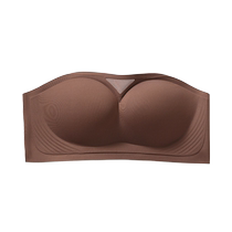 Strapless underwear for women with small breasts summer thin sexy underwear bra set non-slip wrapped bra traceless