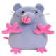 Cross-Border Pizza Tower Mouse Plush Toy Pink-Clawed Blue-Skinned Small Brick Rat Evil Recording Mouse Plush Toy