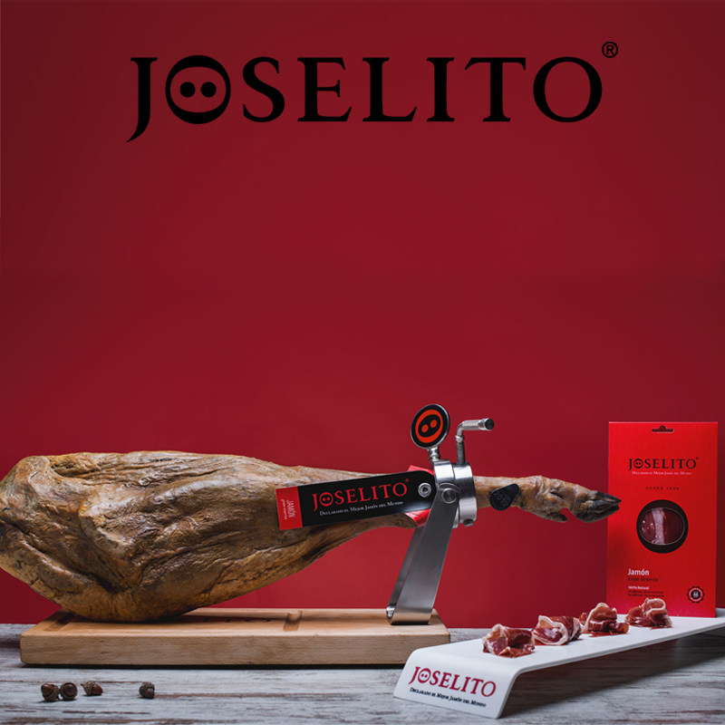Little race joselito Spanish import with bone whole leg cellar hidden 60 months Iberian black pig whole back leg