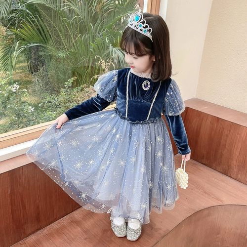 Дисней, осенний наряд маленькой принцессы, юбка, платье, коллекция 2021, в западном стиле