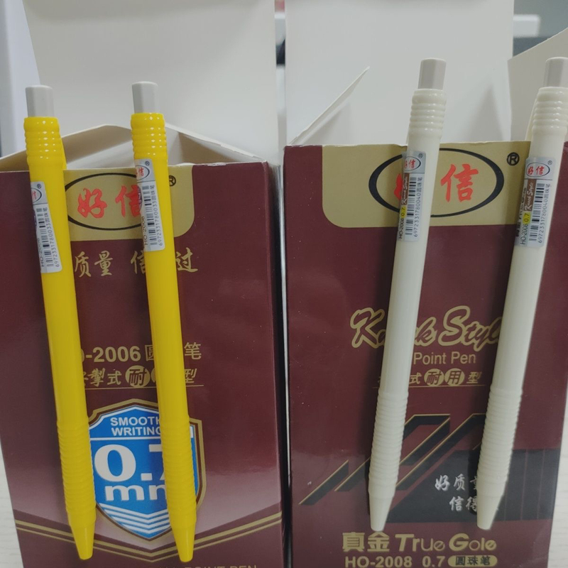 50 Large Packs of Ballpoint Pens with Smooth Writing, Clear Handwriting, Oil-Resistant, Quick-Drying, Non-Stop Bleeding, Black and Blue Ink