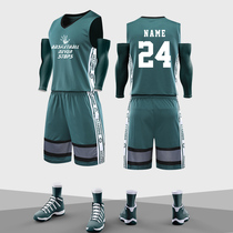 Drew league basketball suit custom game custom ball suit Blue ball suit suit mens trendy basketball suit womens printing