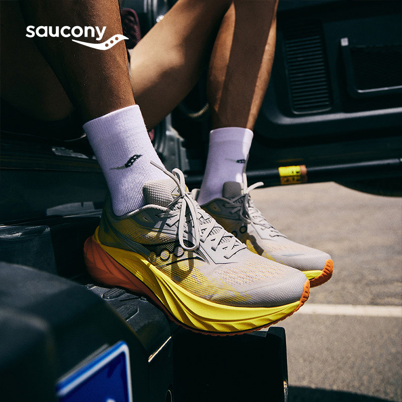 Saucony official SLAY full speed - 3 пары амортизирующих износостойких спортивных кроссовок из углеродного волокна с низким вырезом для тренировок Изображение 1