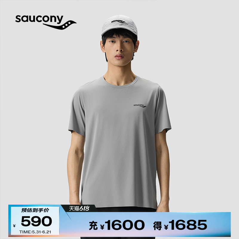 Saucony New Men's 2026 Autumn and Winter Urban Lifestyle Series Sports T-Shirt Saucony New Men's 2026 Autumn and Winter Urban Lifestyle Series Sports T-Shirt