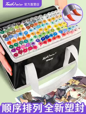 touch color 5 generation white pole soft head pens set student touch48 color double head macpen beginner art anime watercolor pen 40 60 80 120
