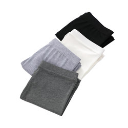 Modal leggings ຂອງແມ່ຍິງ outerwear summer ບາງຕ້ານແສງສະຫວ່າງ elastic ຂະຫນາດໃຫຍ່ແຫນ້ນຫນາຝ້າຍແອວສູງ cropped pants ກິລາ