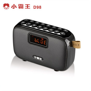 Xiaobawang D98 Wireless Bluetooth Speaker, Outdoor Small Speaker, Song Selection, Card Insertion, USB Drive Insertion, Fm Radio