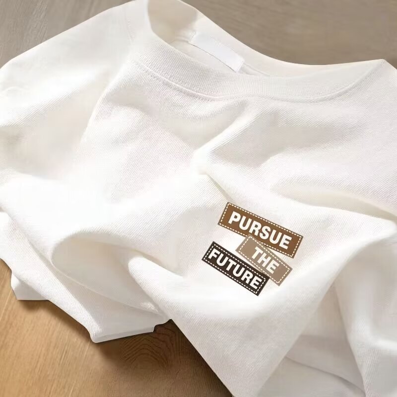 Clearance Sale~ Authentic, Tag-Cut Luxury Brand, Summer Short-Sleeve T-Shirt for Men and Women, ins Pure Cotton, Versatile Trendy Brand