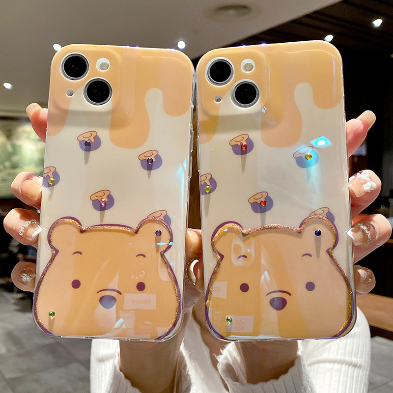 Blue light Japan-ROK cartoon Cubs suitable for vivoY20 mobile phone protection shell y52s y31s water drill x23 x27 soft shell iqooneo5 cute woman s9e s1